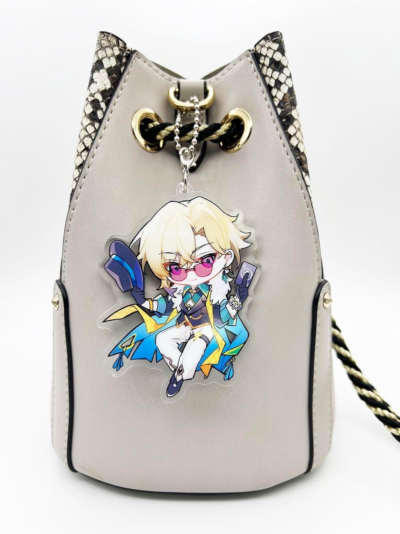 YJacuing Honkai: Star Rail Chibi Cute Acrylic Stand Figure Keychain - Image 4